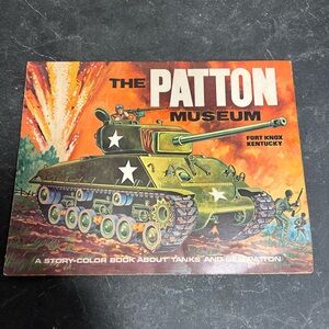 The Patton Museum Vintage Tank Illustration Book - Green & Orange
